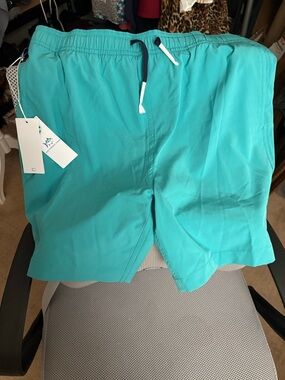 New Boys Swim Shorts - Teal Blue by Southern Tide.